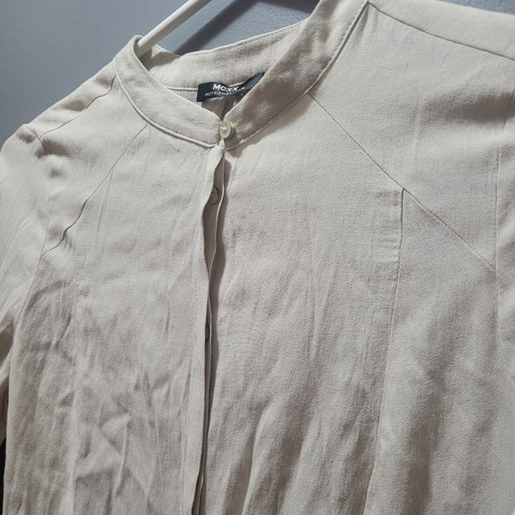 Mexx metropolitan cream shirt Size 2 - Picture 2 of 4